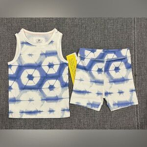 J.Crew Crewcuts Kids Tie-Dye Tank Top Pajama Set (Size 3)
